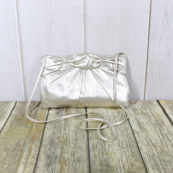 Vintage La Regale Silver Acetate Handmade Purse Evening Bag - Picture 3 of 13